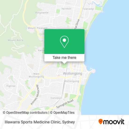 How to get to Illawarra Sports Medicine Clinic in Gwynneville by bus or