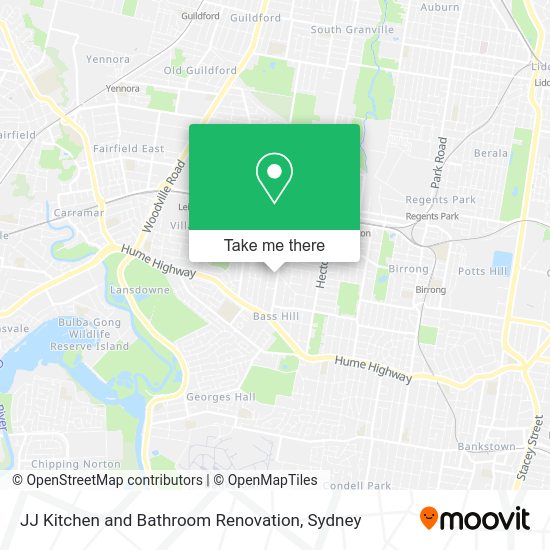 How to get to JJ Kitchen and Bathroom Renovation in Bass Hill by bus or