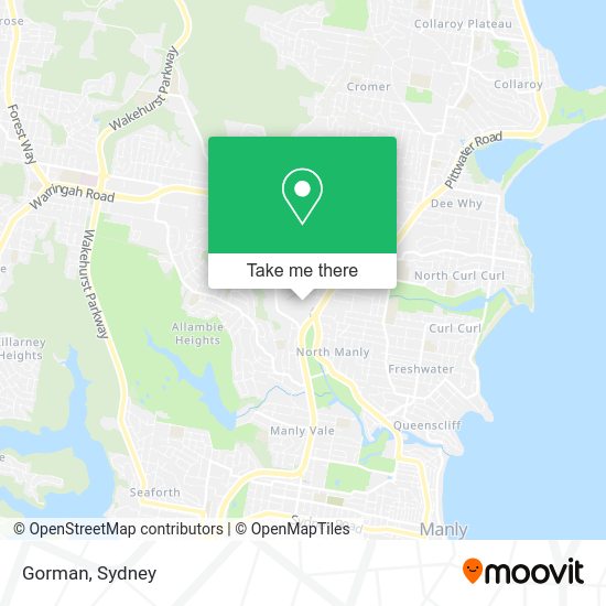 How to get to Gorman in Brookvale by bus or train?