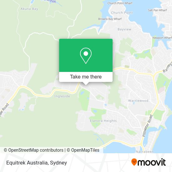 How to get to Equitrek Australia in Ingleside by bus?