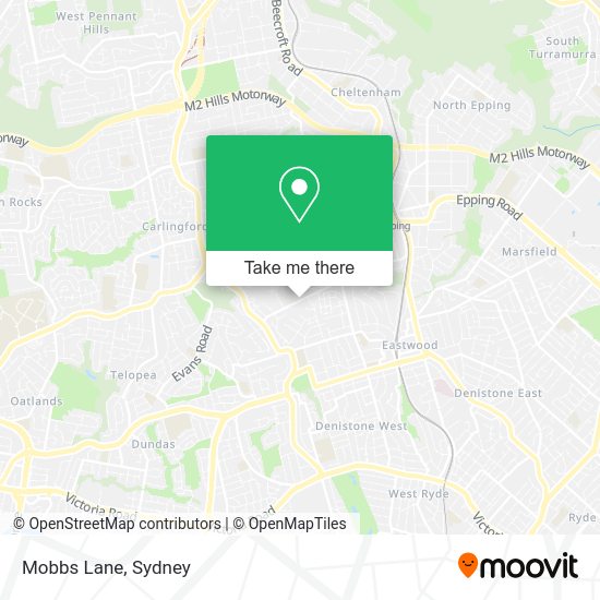 How to get to Mobbs Lane in Epping (NSW) by bus, train or metro?