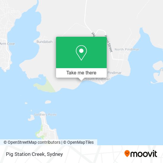 How to get to Pig Station Creek in Pindimar by