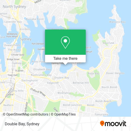 How to get to Double Bay in Sydney by bus, train or ferry?