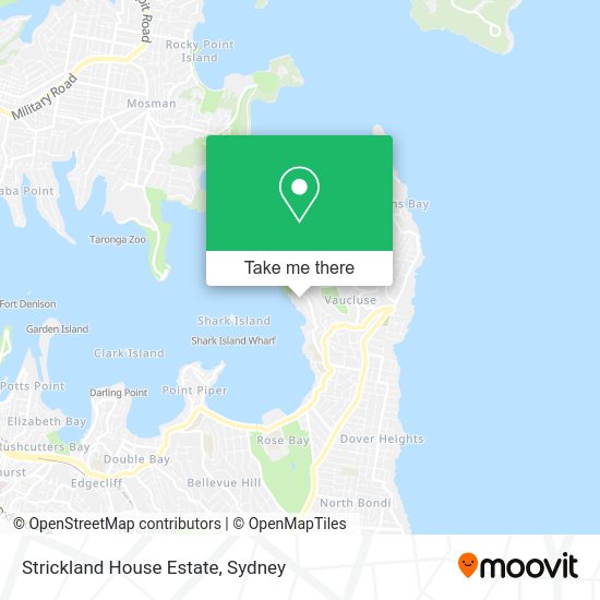 How to get to Strickland House Estate in Vaucluse by Bus, Train or Light rail?