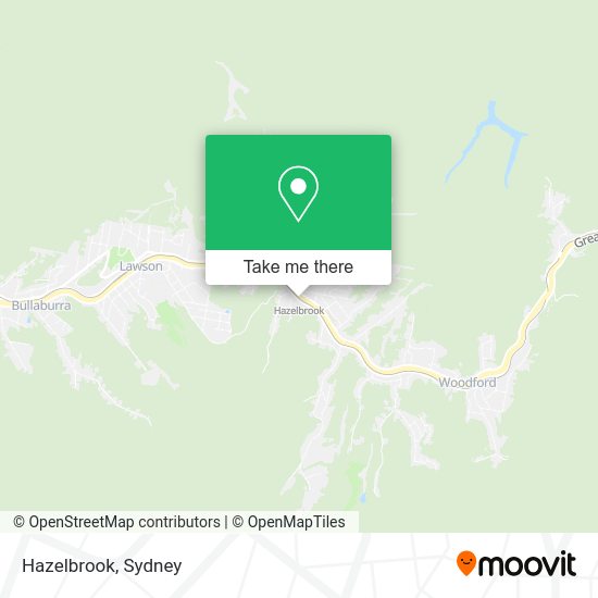 How to get to Hazelbrook by train or bus?