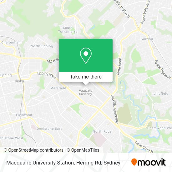 How to get to Macquarie University Station, Herring Rd in Macquarie