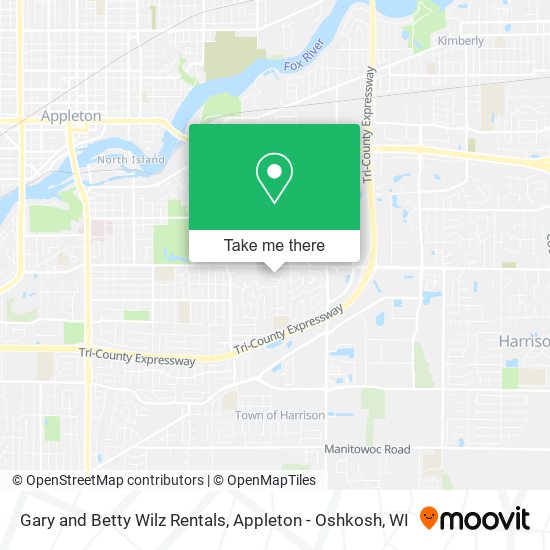 How to get to Gary and Betty Wilz Rentals in Appleton by Bus?