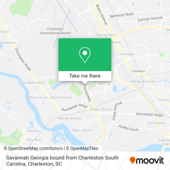 How To Get To Savannah Georgia Bound From Charleston South Carolina In North Charleston By Bus?