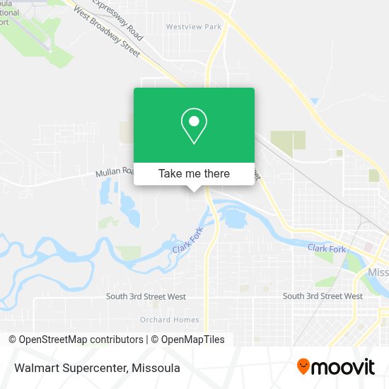 How to get to Walmart Supercenter in Missoula City by Bus?