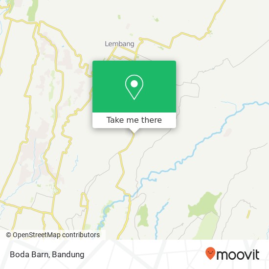 How to get to Boda Barn in Bandung by bus?