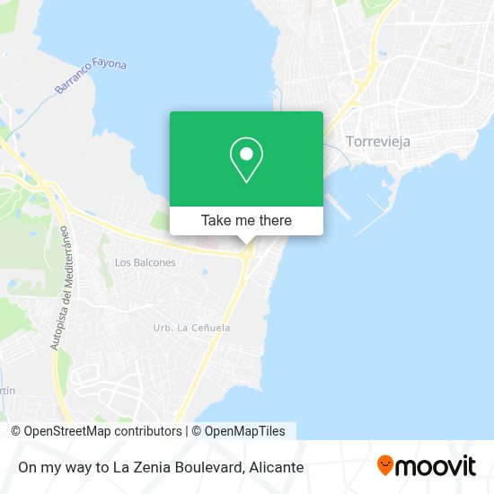 La Zenia Boulevard Map How To Get To On My Way To La Zenia Boulevard In Torrevieja By Bus Or Train?