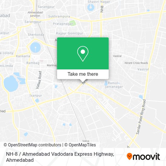 Ahmedabad To Baroda Distance By Road How To Get To Nh-8 / Ahmedabad Vadodara Express Highway In Maninagar By Bus?