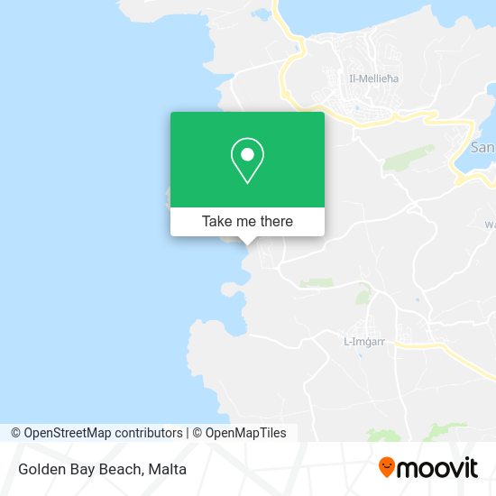 How to get to Golden Bay Beach in Mellieħa by bus?