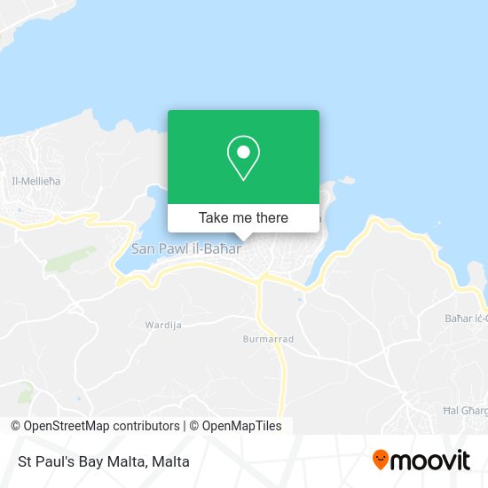 How to get to St Paul's Bay Malta in Naxxar by bus or ferry?