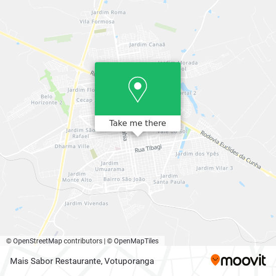 Comment Aller A Mais Sabor Restaurante A Votuporanga En Bus
