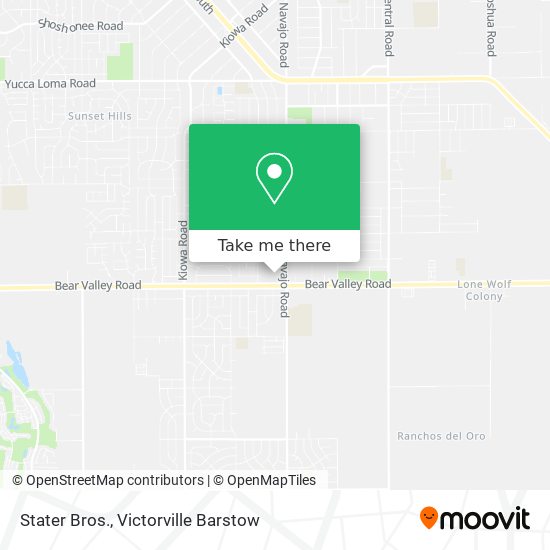 How to get to Stater Bros. in Apple Valley by Bus?