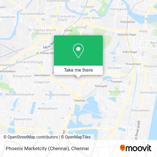 How to get to Phoenix Marketcity (Chennai) in Mambalam Gundy by bus