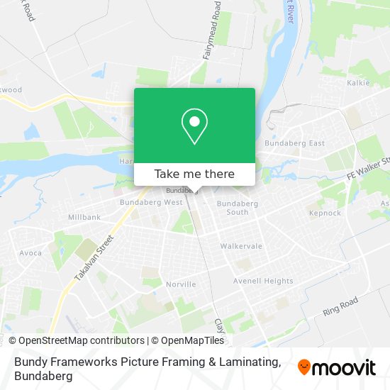 How to get to Bundy Frameworks Picture Framing & Laminating in