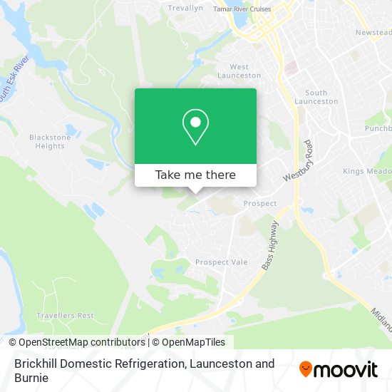 How to get to Brickhill Domestic Refrigeration in Launceston Pt B by Bus?