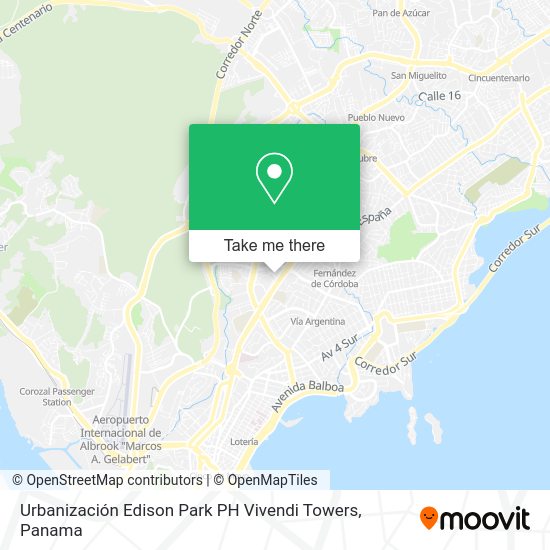 How to get to Urbanización Edison Park PH Vivendi Towers in Betania by