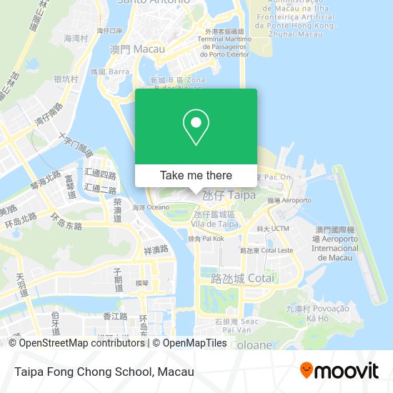How to get to 氹仔坊眾學校 Escola Fong Chong Da Taipa in 嘉模堂區 by bus?