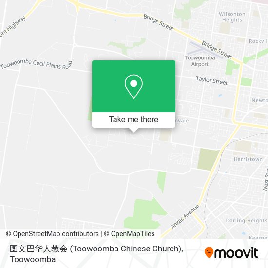 How to get to 图文巴华人教会 (Toowoomba Chinese Church) in Glenvale by bus?