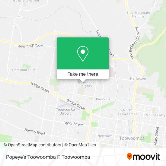 How to get to Popeye's Toowoomba F in Wilsonton Heights by Bus?