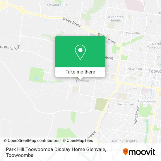 How to get to Park Hill Toowoomba Display Home Glenvale by Bus?