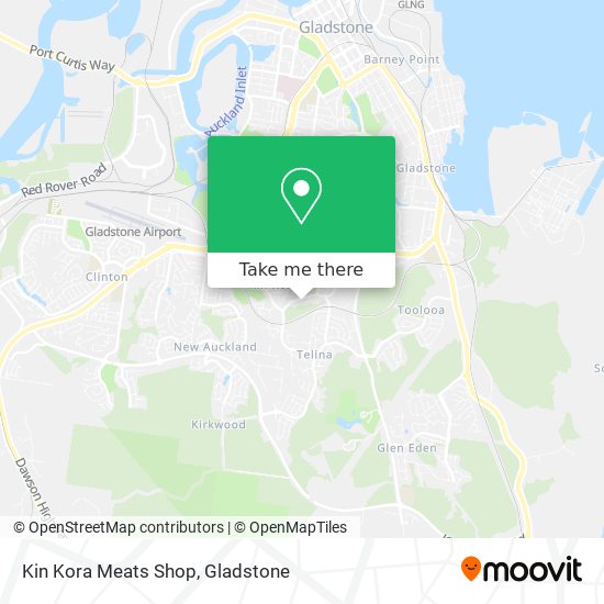 How to get to Kin Kora Meats Shop in Gladstone by Bus?