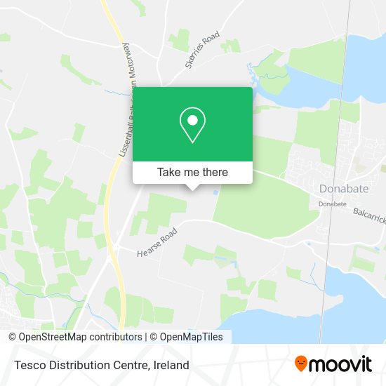 How to get to Tesco Distribution Centre in Donabate by bus?