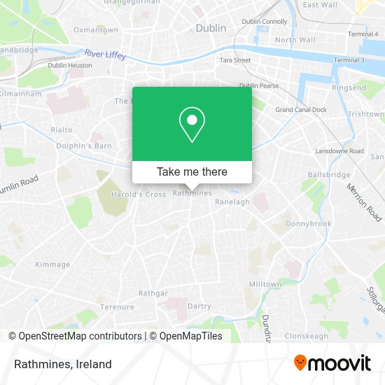 How to get to Rathmines in Dublin by bus or train?