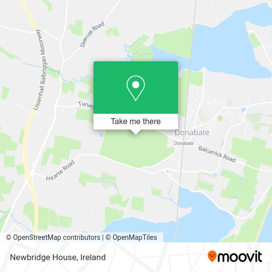 How to get to Newbridge House in Donabate by Bus or Train?