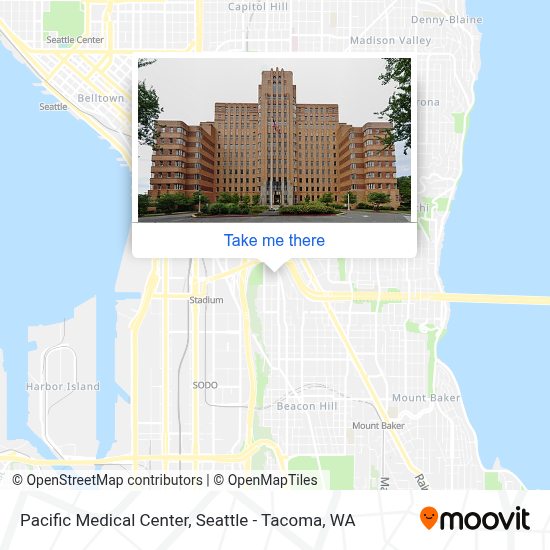 How to get to Pacific Medical Center in Seattle by Bus or Light Rail