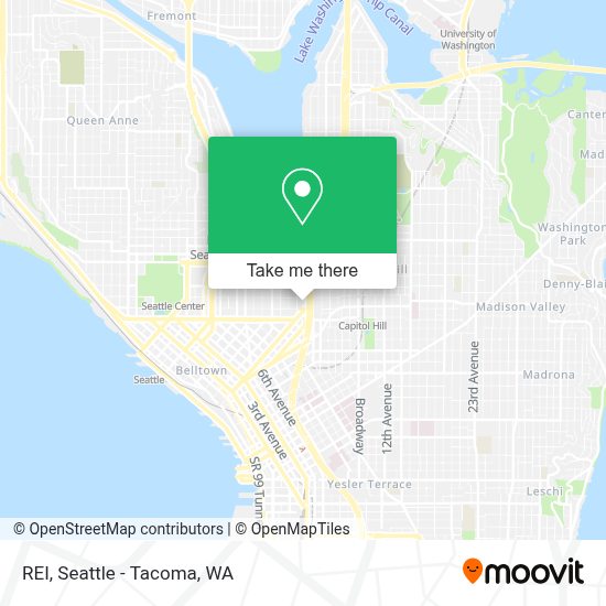How to get to REI in Seattle by Bus Moovit