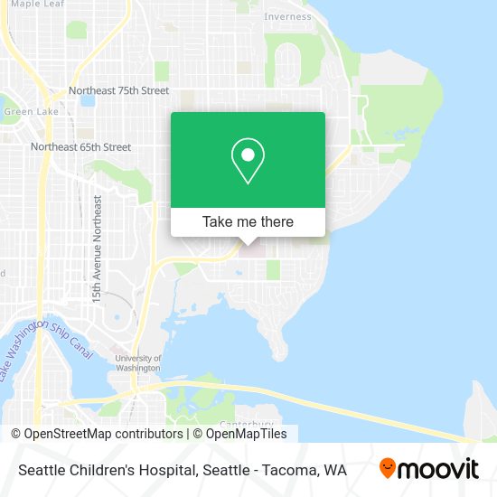 How to get to Seattle Children's Hospital by bus or light rail?