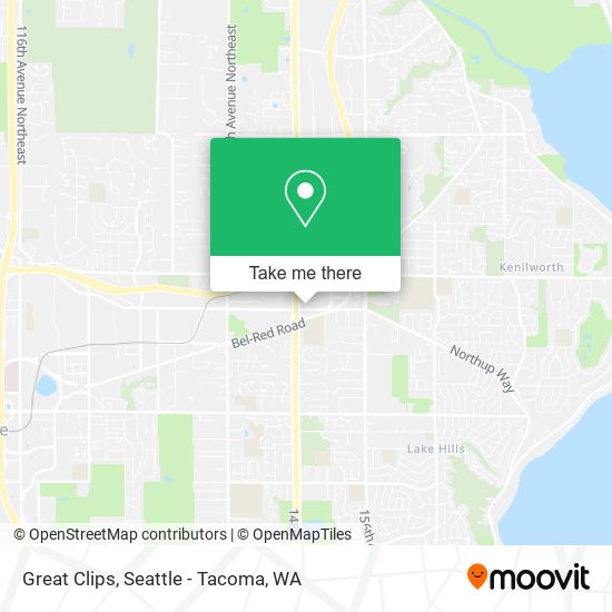 ¿Cómo llegar a Great Clips en Redmond en autobús?