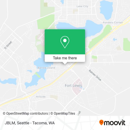 How to get to JBLM in Lakewood by Bus?