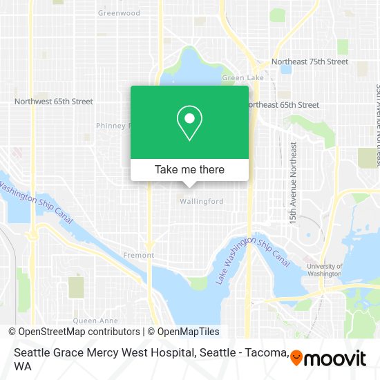 ¿Cómo llegar a Seattle Grace Mercy West Hospital en Autobús o Tren ligero?
