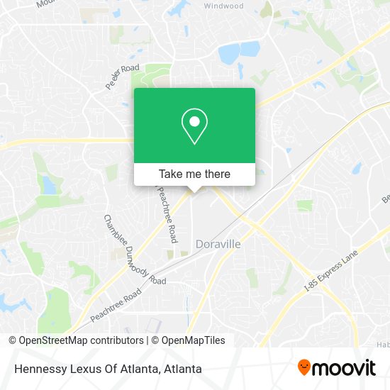 How to get to Hennessy Lexus Of Atlanta in Doraville by bus or subway?