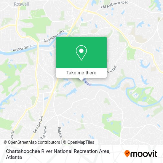 Chattahoochee River National Recreation Area Map