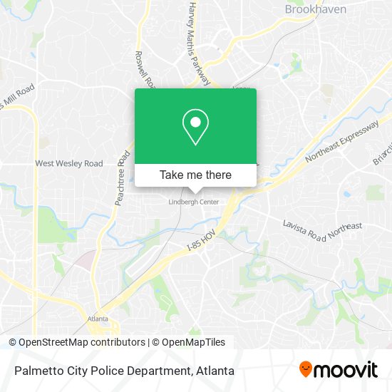How to get to Palmetto City Police Department in Atlanta by Bus or Subway?