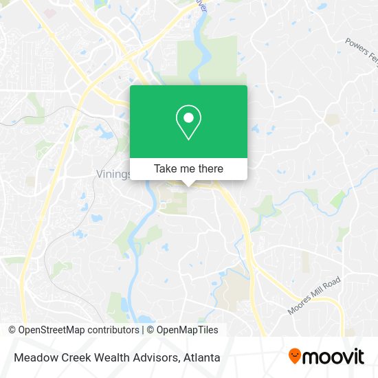 How to get to Meadow Creek Wealth Advisors in Atlanta by Bus or Subway?