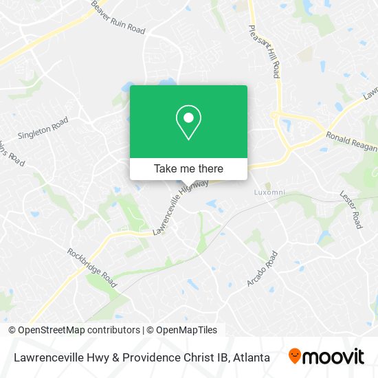 How to get to Lawrenceville Hwy & Providence Christ IB in Lilburn by Bus?