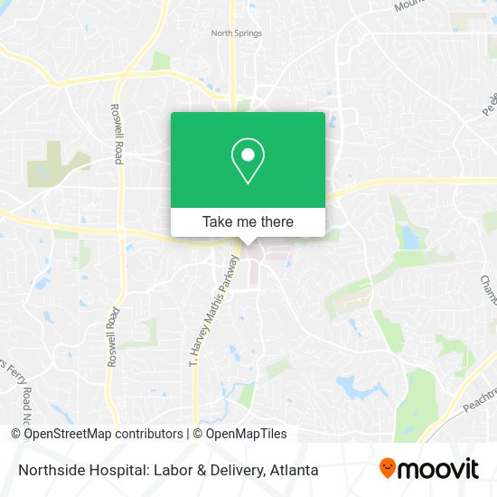 ¿Cómo llegar a Northside Hospital Labor & Delivery en Sandy Springs en