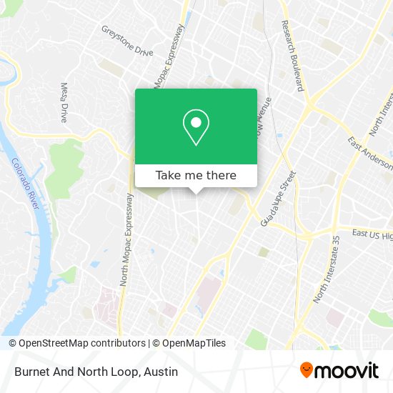 Austin Usa To Burnet Canada Map How to get to And North Loop in Austin by Bus