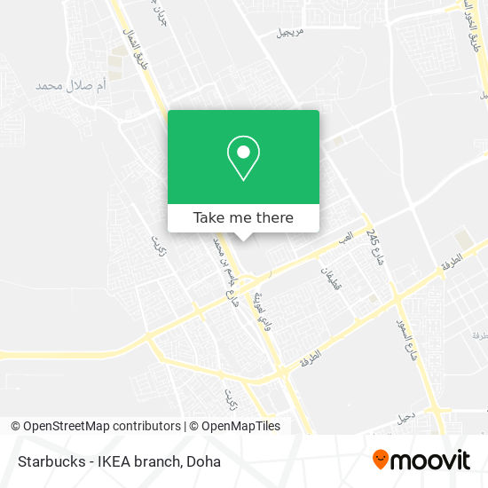 How To Get To Starbucks Ikea Branch In Al Daayen By Bus Or Metro