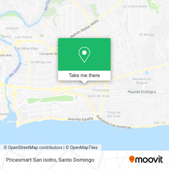 La Sirena de la autopista san isidro, Santo Domingo