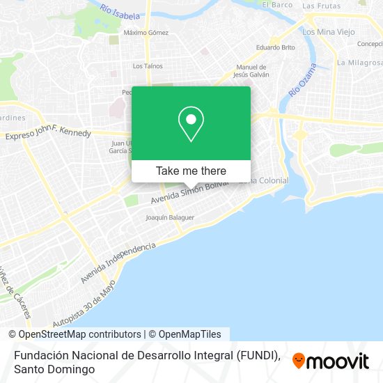 ¿Cómo llegar a Fundación Nacional de Desarrollo Integral (FUNDI) en