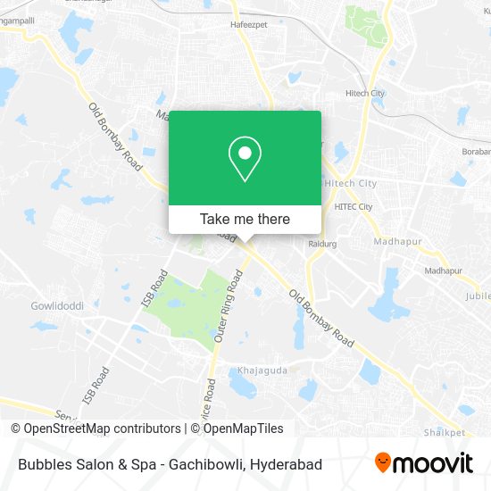 How to get to Bubbles Salon & Spa Gachibowli in Ranga Reddy by bus or