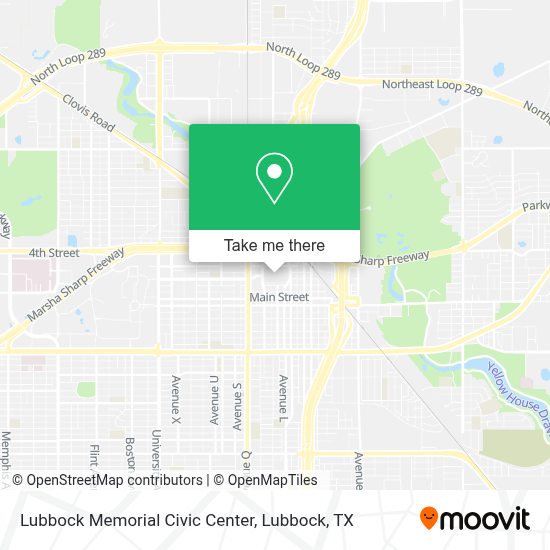 How to get to Lubbock Memorial Civic Center by bus?